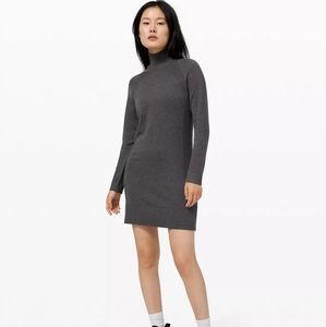 NEW Lululemon Keep It Cozy Dress in Graphite Grey